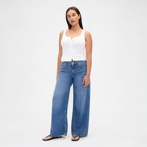 GAP Curvy Mid Rise UltraSoft Baggy Jeans NWOT 28/6R